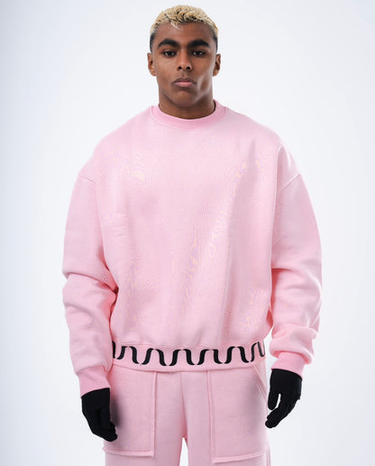 Pink crewneck