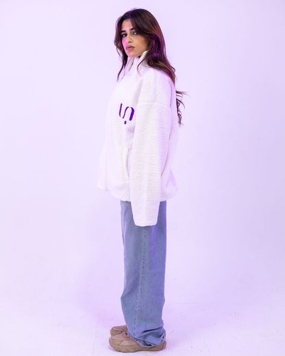 WhiteXViolet Fleece Jacket